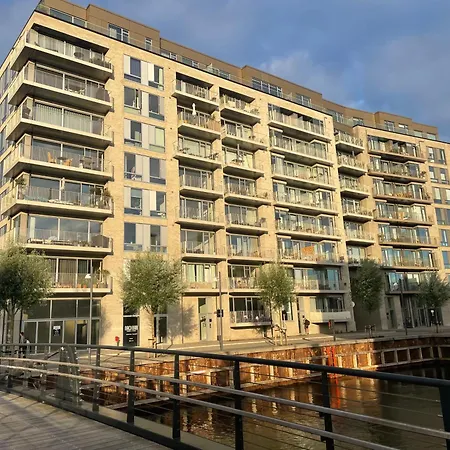 Apartament Luksuslejlighed Pa 7 Sal Med Elevator, Vestvendt Altan Og Udsigt Over Havn Og By Kopenhaga