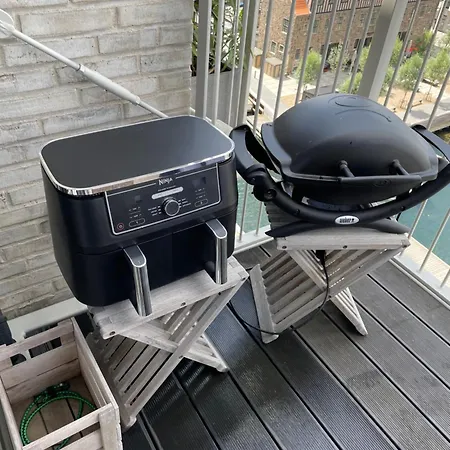 Apartamento Luksuslejlighed Pa 7 Sal Med Elevator, Vestvendt Altan Og Udsigt Over Havn Og By