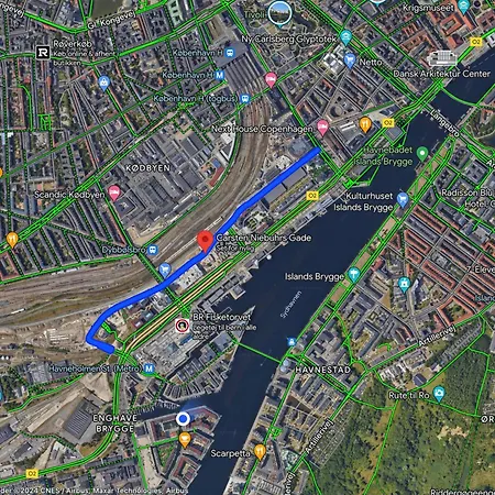 Luksuslejlighed Pa 7 Sal Med Elevator, Vestvendt Altan Og Udsigt Over Havn Og By Apartment Copenhagen