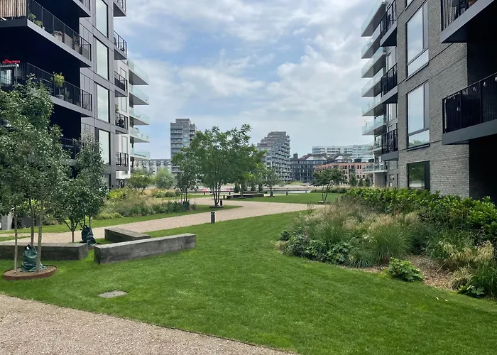 Luksuslejlighed Pa 7 Sal Med Elevator, Vestvendt Altan Og Udsigt Over Havn Og By Copenaghen