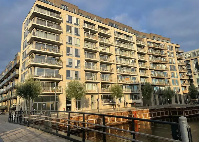 Appartamento Luksuslejlighed Pa 7 Sal Med Elevator, Vestvendt Altan Og Udsigt Over Havn Og By Copenaghen